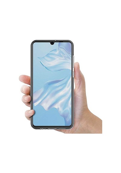Ayrex Huawei P30 İçin Kılıf 6 Tarafı Tam Full Koruma 360 Clear Soft Şeffaf P30 İle Uyumlu Kılıf - Şeffaf Diğer
