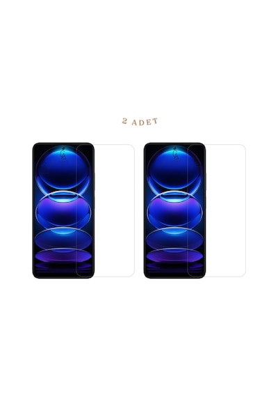 Xiaomi Redmi Note 12 5g Ile Uyumlu Ekran Koruyucu Şeffaf Temperli Kırılmaz Cam Ekran Koruyucu 2 Adet