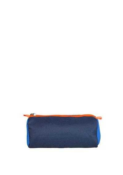 Koyu Lacivert Be Happy Tek Bölmeli Unisex Kalemlik