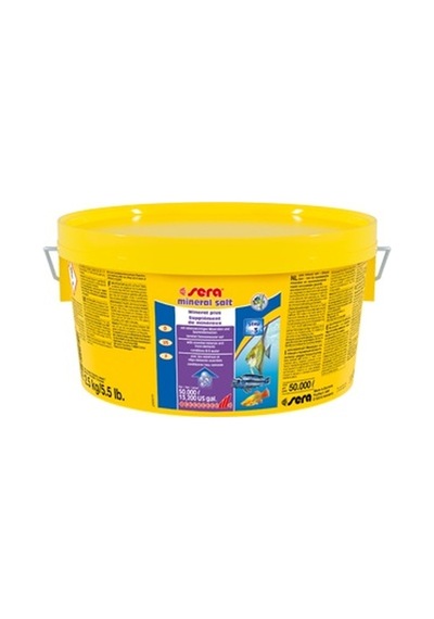 Sera Mineral Salt 2.5 Kg Kova Mineral Takviyesi