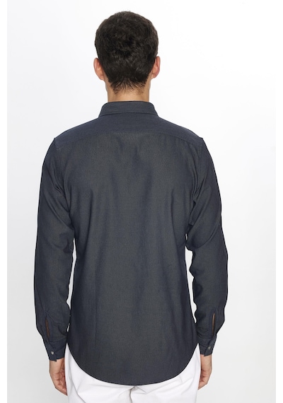 Tudors Erkek Slim Fit Dar Kesim Uzun Kollu Denim Kot Yıkamalı Çift Cepli Antrasit Spor Yaka Gömlek-31721 Antrasit Tudors Erkek Slim Fit Dar Kesim Uzun Kollu Denim Kot Yıkamalı Çift Cepli Antrasit Spor Yaka Gömlek-31721 Antrasit