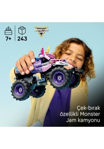 Monster Jam Çek-bırak Oyuncak Araba, 7 Yaş Ve Üzeri İçin