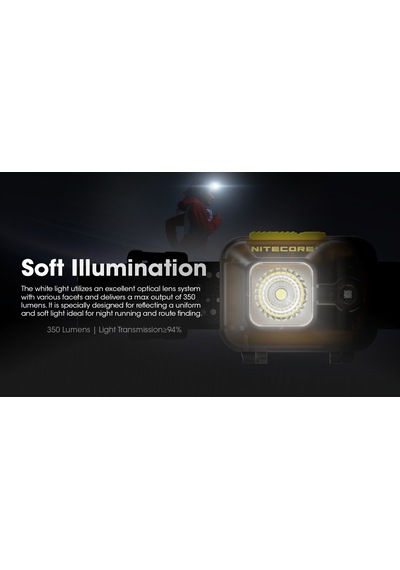 Nitecore Ha13 350 Lumen Kafa Feneri Siyah