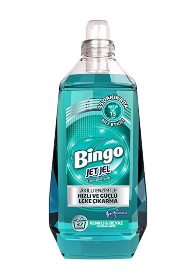 4 Adet Bingo Jetjel Renkliler & Beyaz Sıvı Deterjanı 1480 Ml 37 Yıkama Diğer
