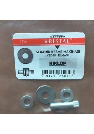 Kristal Seramik Kesme Makinası-kiklop Yedek Elmas Takımı 1 Tk N11.493