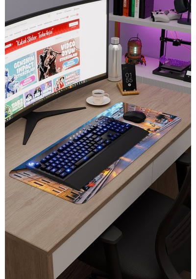 Vatikan V2 70x30 Xl Gaming Kauçuk Kaymaz Taban Mouse Pad Fare Altlığı