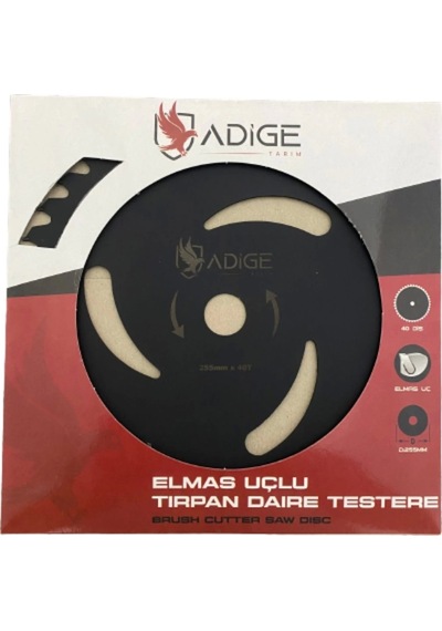 Adige 255 MM x 40T 460 G Elmas Uçlu Daire Testere