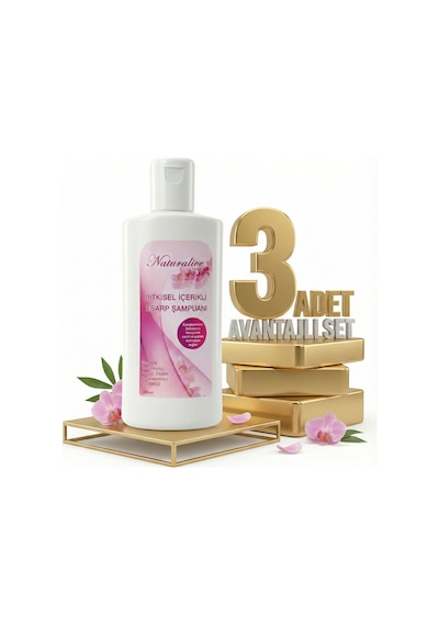 Naturalive Eşarp Şampuanı 3x200 Ml