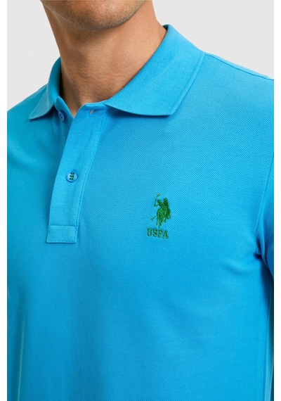 U.s. Polo Assn. Erkek Kobalt Tişört Basic 50322304-vr077