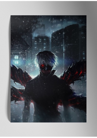 Ken Kaneki Anime - Metal Tablo