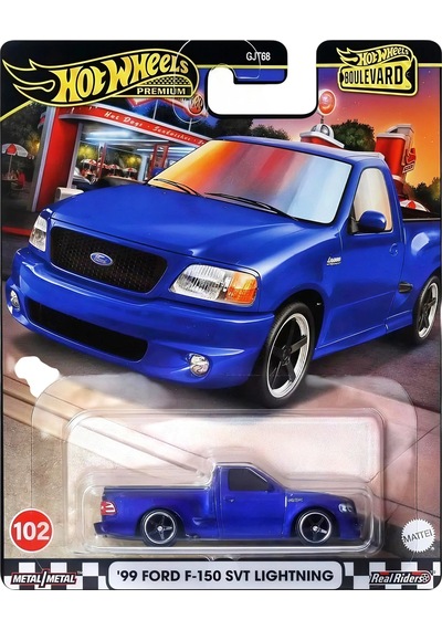 Hot Wheels Premium Boulevard 99 Ford F-150 Svt Lightning
