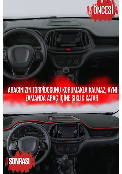Hyundai Accent Admire/milenium 2000-2006 Torpido Örtüsü Güneşten, Isıdan, Çatlamadan Korur F91 Torpido Halısı