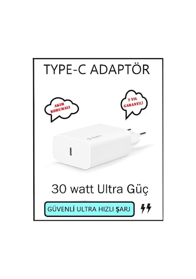 Apple Uyumlu iPhone Şarj Adaptörü Başlık 15 15 Pro 15 Pro Max 14 13 12 11 Yeni Nesil Ttec Pd Hızlı