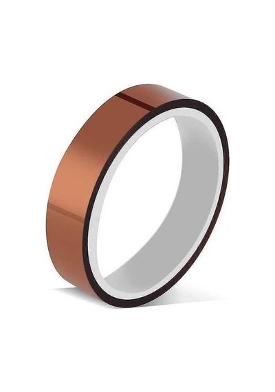 Treasures 20mm & 30m Poliimid Kapton Isıya Dayanıklı Yapışkan Bant - Yüksek Sıcaklık Direnci