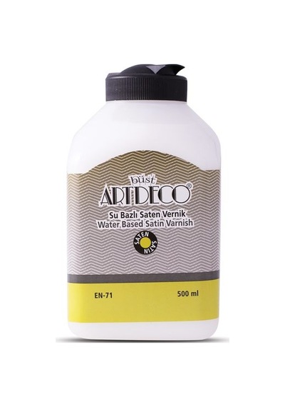 Artdeco Su Bazlı Saten Yarımat Vernik 500 Ml.