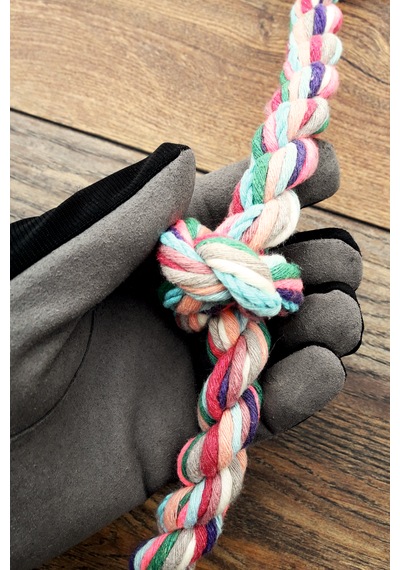 Vixpet Papağan Tırmanma Halatı Çok Renkli 80 Cm Çap 18 Mm L Kafes Oyuncağı Stres Ipi Pamuk Halat Sultan, Konur, Monk, Lori, Forpus