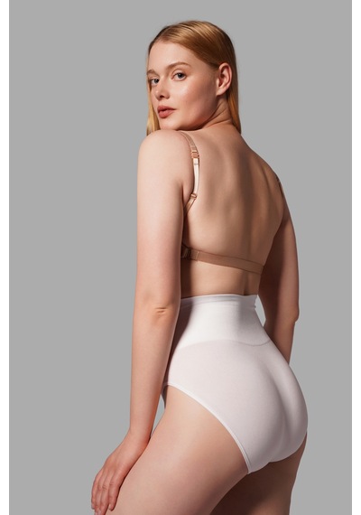 Fit Women Toparlayıcı Yüksek Bel Külot 1010 Beyaz