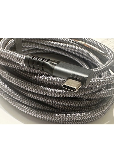 5 Metre 90 Derece Typec Kablo Type-c 5 Metre Kablo