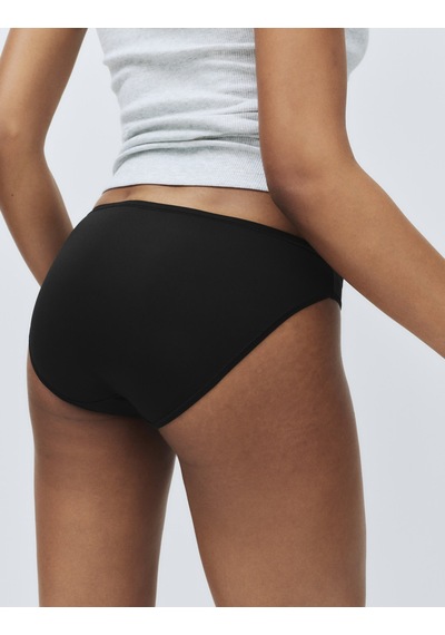 Marks & Spencer 5'li Dikişsiz Bikini Külot Seti T61004106 Siyah