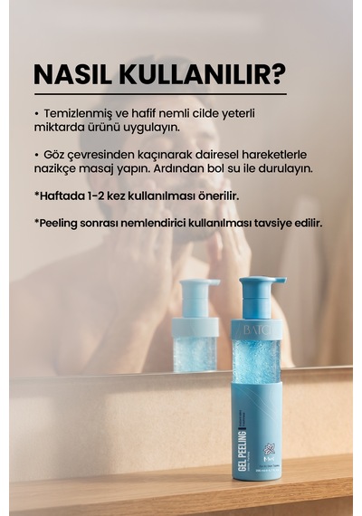Mint Jel Peeling Nazik Arındırıcı, Serinletici, Ölü Deri Temizleyici