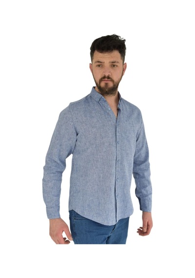 Erkek Spor Gömlek Silim Fit 9843 Bgl-st02726 001