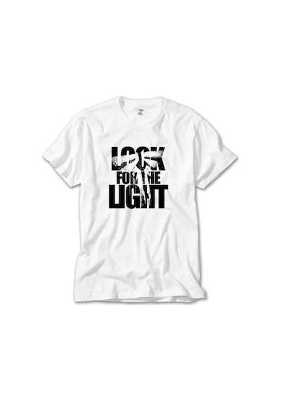 The Last of Us Look for The Light Text Beyaz Tişört Beyaz