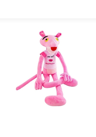 Pembe Panter Peluş Oyuncak Figür Pink Panther 55 Cm Yumuşak Dokulu Sevimli Oyun Ve Uyku Arkadaşı Hediyelik
