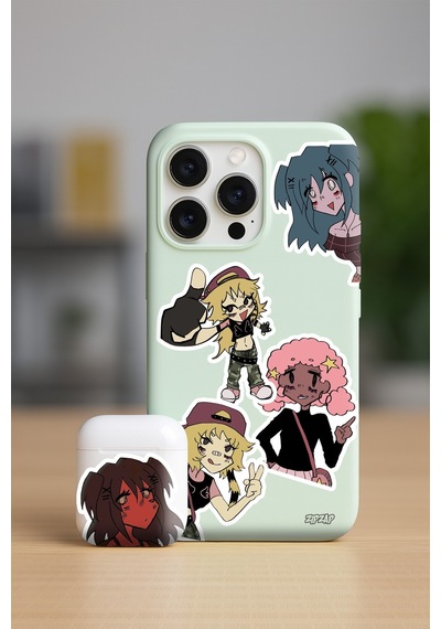Lacey S Wardrobe Telefon Laptop Bullet Journal Yapışkanlı Folyo Sticker Paketi 20 Adet Çok Renkli