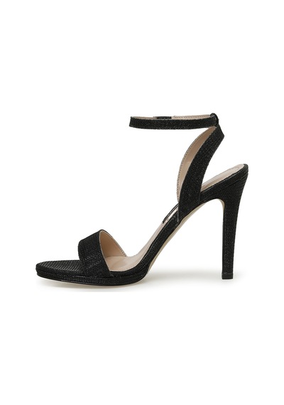 Nine West Lulle 3fx Siyah Kadın Topuklu Sandalet 000000000101367650 Siyah