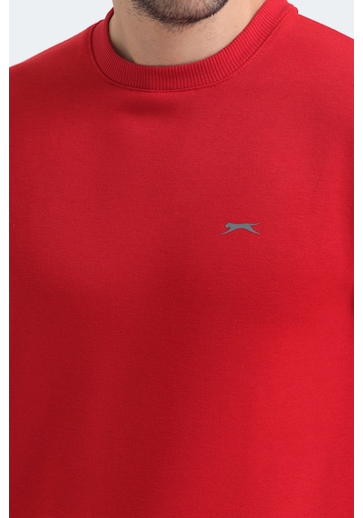 Slazenger Megar I Erkek Kırmızı Sweatshırt Kırmızı