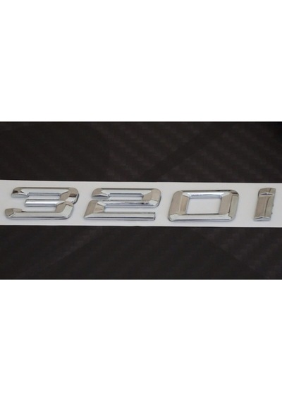 Bmw 320i Bagaj Krom Metal 3m 3d Yazı Logo