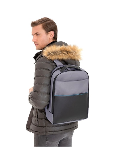 Pierre Cardin Gri Kumaş Unisex Sırt Çantası 01pc001151