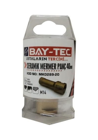 Bay-tec Mk0289-20 Seramik Mermer Delme Panç 40 Mm