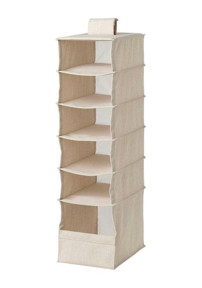 Bölmeli Düzenleyici , Bej, 22x34x80 Cm