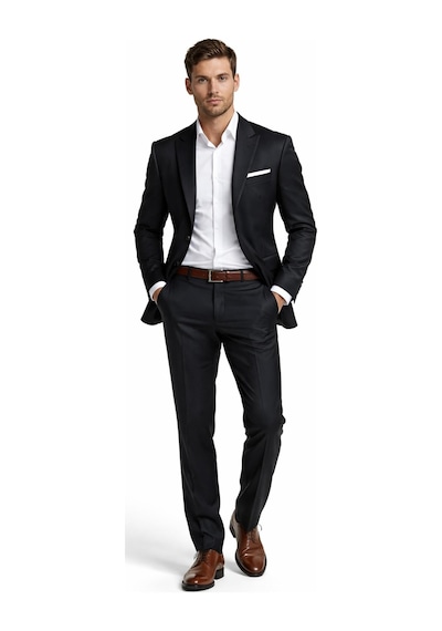 Suitmen Erkek Silim Fit Yelekli Çift Yırtmaçlı Takım Elbise Bgl-st05327 Siyah