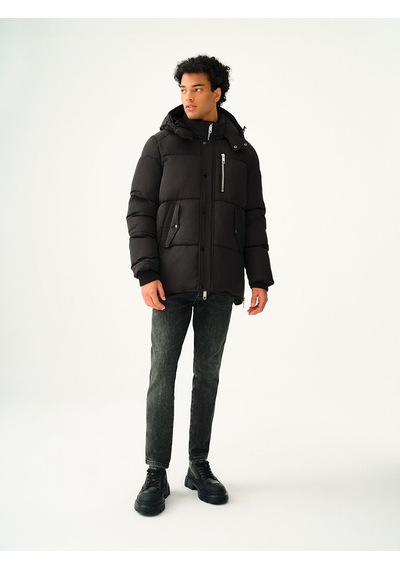 LOFT Regular Fit Erkek Kaban Lf2037318 Q1.v1 Siyah