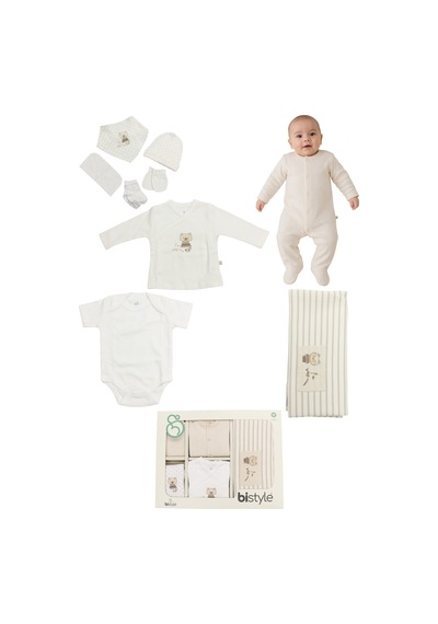 Bistyle Organic 10 Lu Hastane Çıkışı - Bistyle - Bej - 0-3 Ay - 11146-bej-0-3 Ay