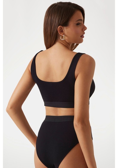 Guess Tessa Logolu Bralet Siyah
