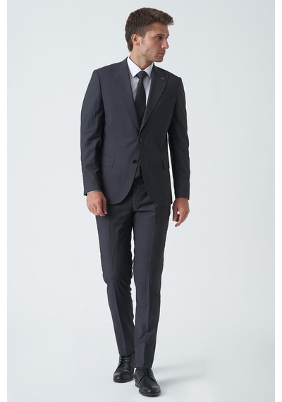 White Stone Hereford T2468 Slim Fit 6 Drop Likralı Takım Elbise Desenli Desenli Çok Renkli