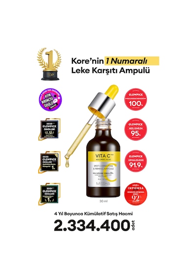 Missha Vita C Leke Karşıtı Sıkılaştırıcı Vitamin C Ampul 30 ML
