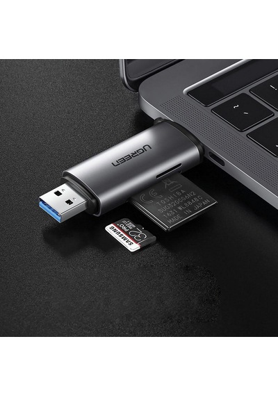 Ugreen Type-C Ve Usb 3.0 Sd Tf Kart Okuyucu