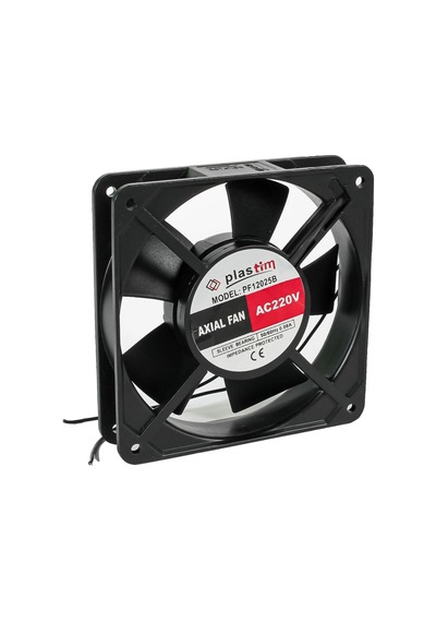 PLASTİM 220V Ac – 120X120X25 Mm Bilezikli Aksiyel Fan