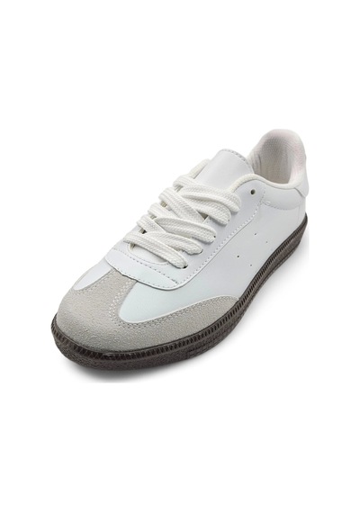 Retrowalk Beyaz Retro Rahat Kadın Sneaker Spor Ayakkabı Beyaz