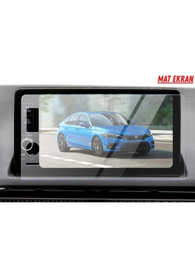 Honda Civic Elegance 2025 Navigasyon Ve Multimedya Uyumlu Mat Ekran Koruyucu