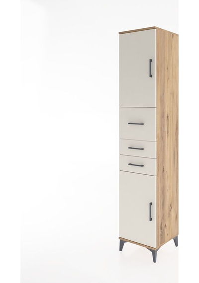 Hyperion Dolap 3 Raflı 3 Çekmeceli 2 Kapaklı 44x44x221 Çam-aytaşı Atlas Çam