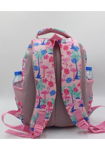 Master Pack Flamingo Desenli Takım İlkokul Sırt Çantası Açık Pembe
