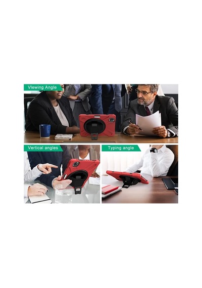 Apple Uyumlu iPad Pro11 2021-2020-2018 Kılıf Shockproof 3 Katmanlı Standlı Zırh Kılıf Ka - Hs08375211-4 Kırmızı Arka Kapak Apple Uyumlu iPad Pro11 2021-2020-2018 Kılıf Shockproof 3 Katmanlı Standlı Zırh Kılıf Ka - Hs08375211-4 Kırmızı Arka Kapak