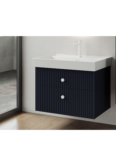 Denko Marsilya 80 Cm Mat Lacivert Banyo Dolabı Alt Modül Lavabo Antrasit Denko Marsilya 80 Cm Mat Lacivert Banyo Dolabı Alt Modül Lavabo Antrasit