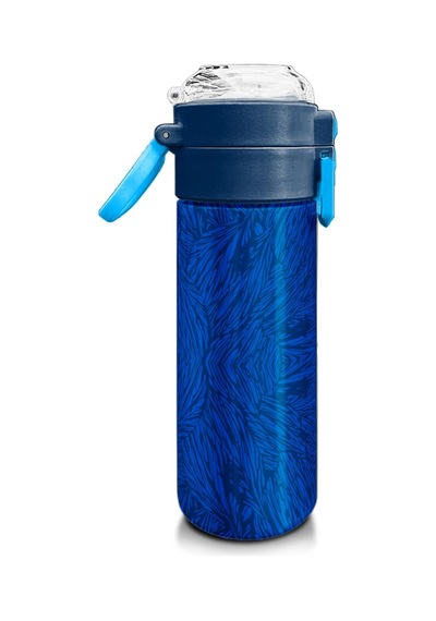 Coral High Kids Lacivert Saks Futbol Desenli Pipetli Ve Direkt İçim Çelik Termos 500 Ml 31897 Lacivert - Mavi