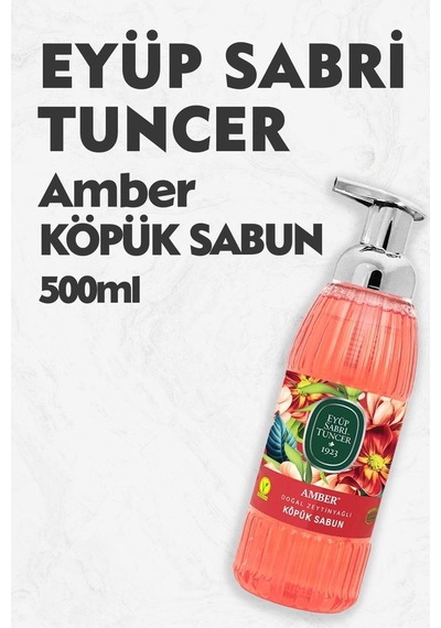 Eyüp Sabri Tuncer Zeytinyağlı Amber Köpük Sabun 500 Ml Diğer